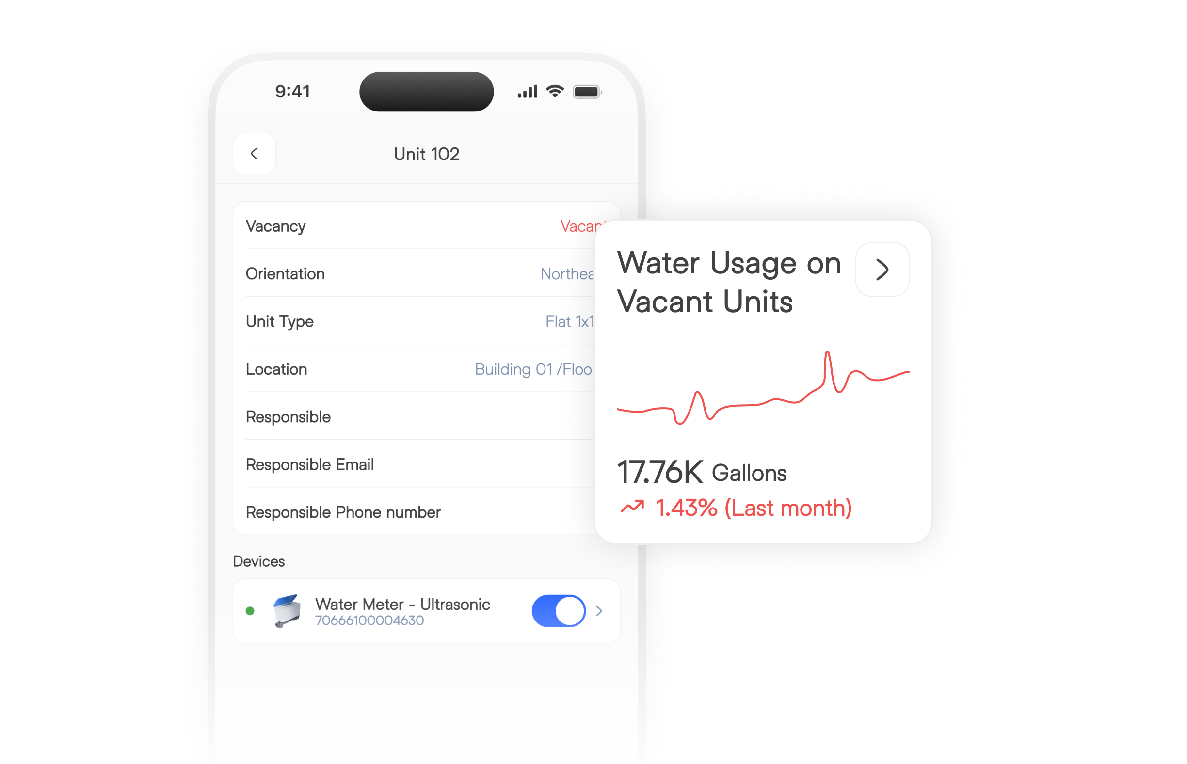 View and manage all property devices.